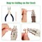 6 In 1 Wire Looping Pliers With Anti Slip Handle - Bail Making Pliers for Jewelry Making Wire Bending Tool for Bending 3-10mm Bails, Loops, Hooks, Jump Rings